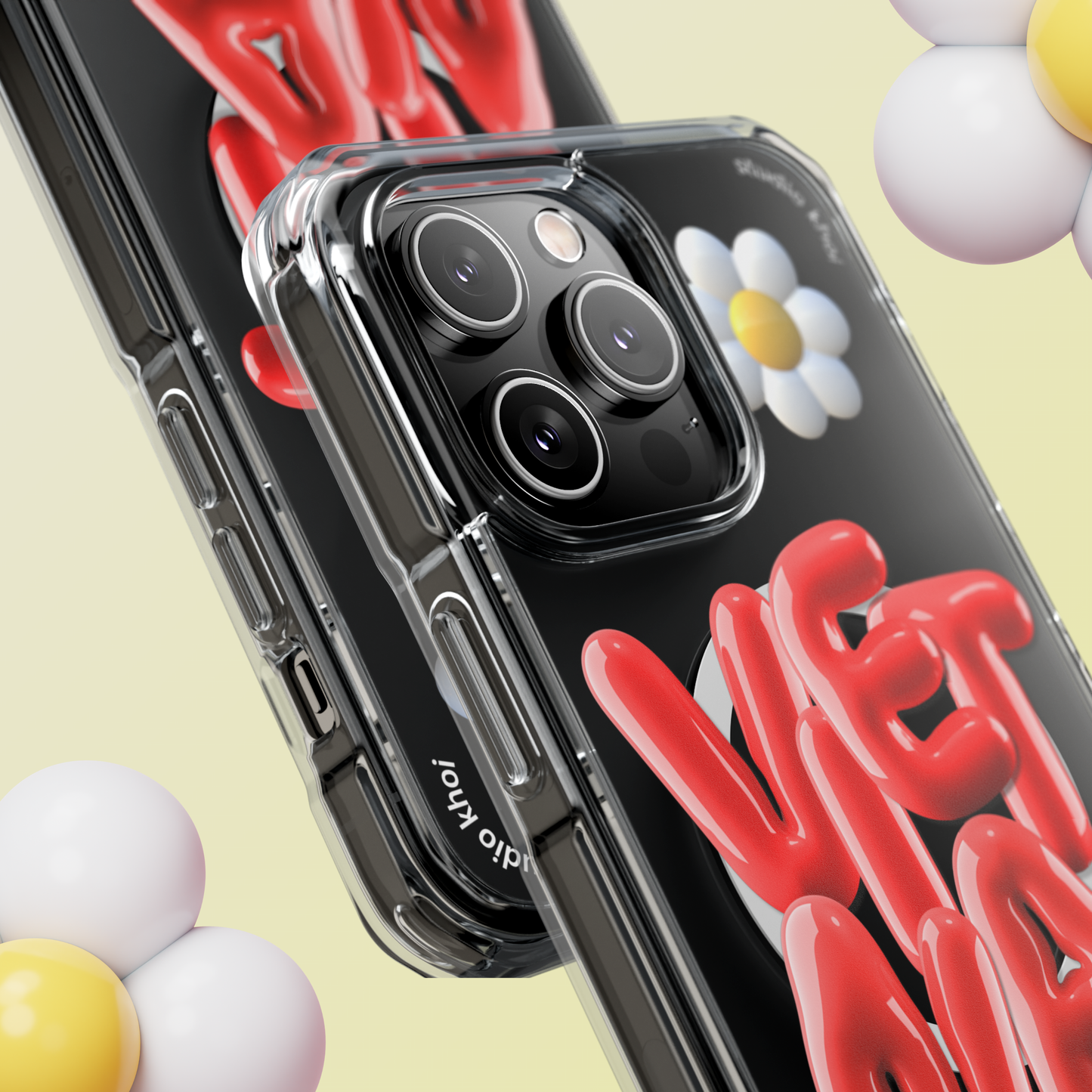 "3D Vietnam" Clear Phone Case