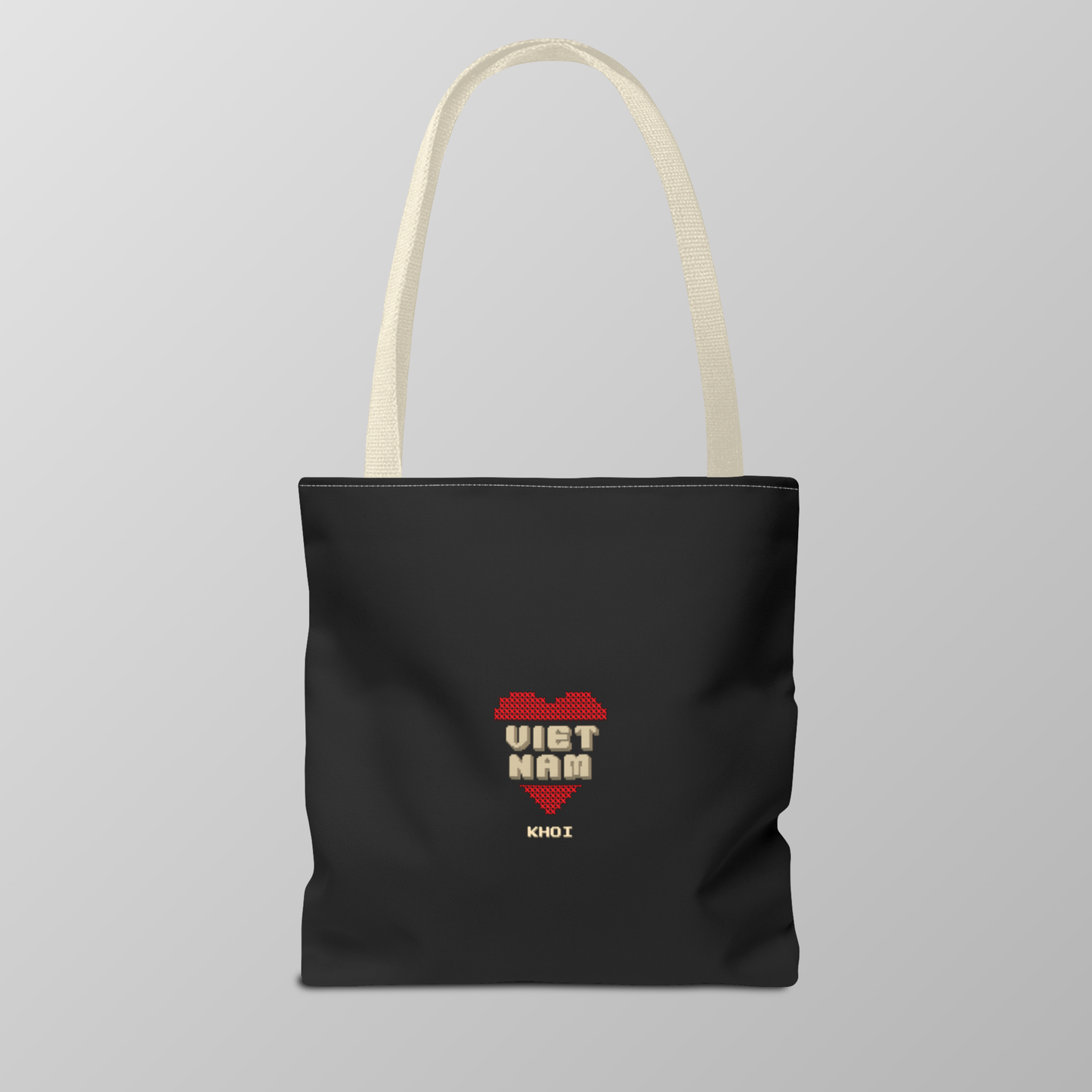 Khoi- Cross Stitch Style Vietnam Tote Bag