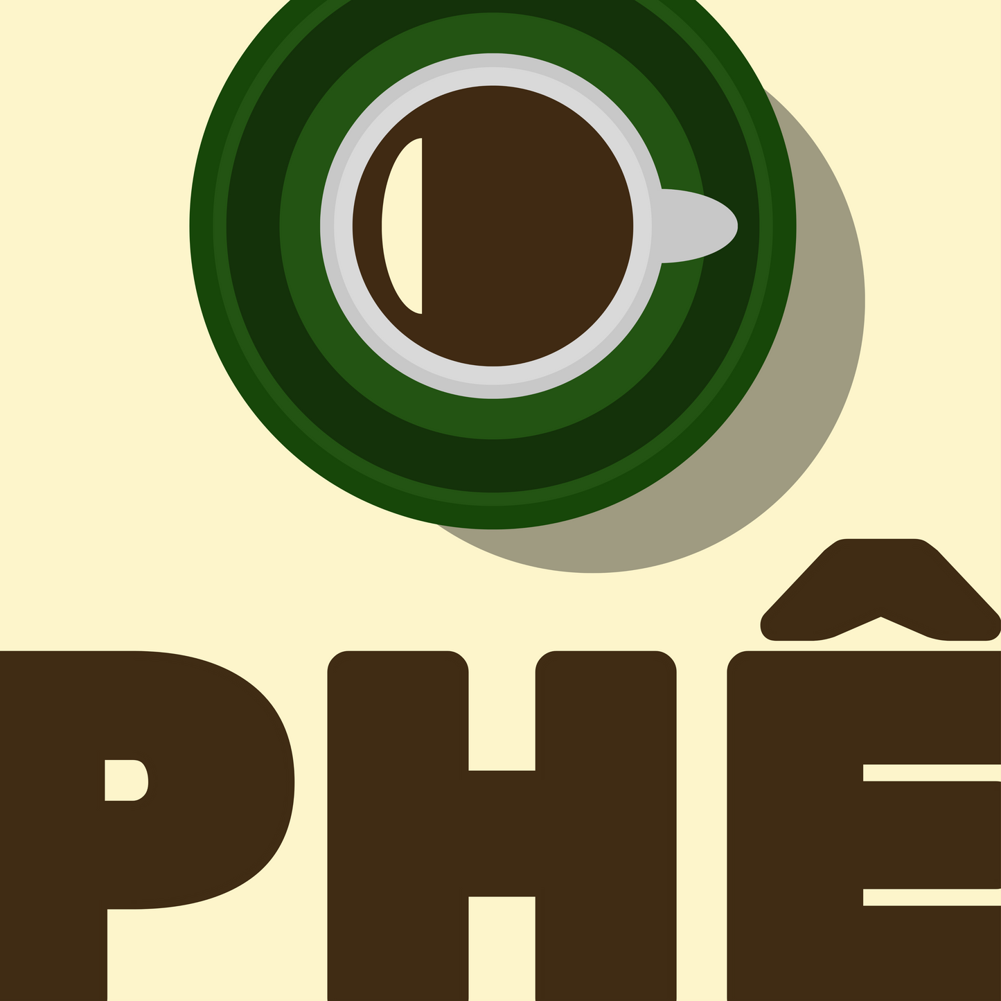 "Ca Phe" Wall Print