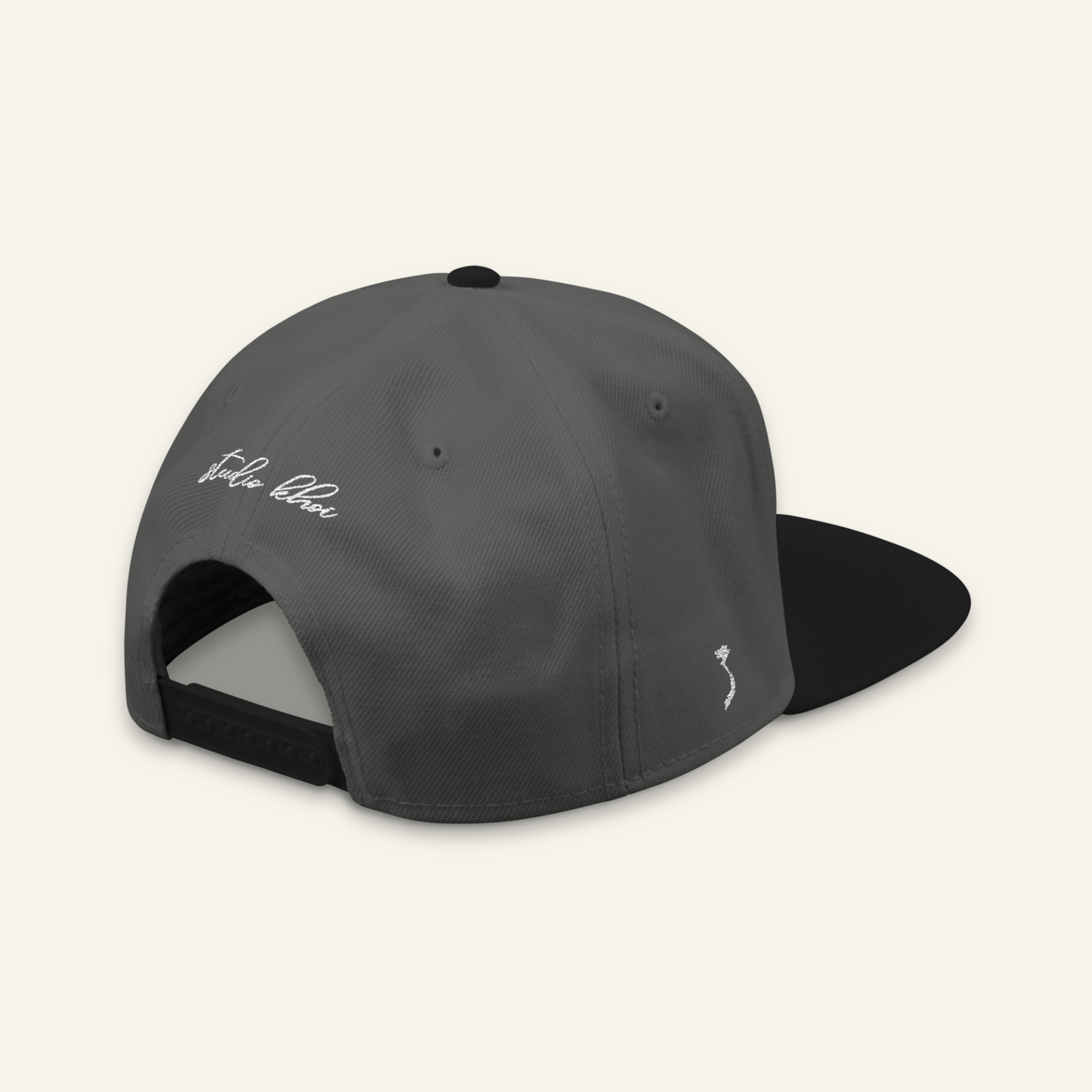 "VN" Vietnam Grey/Black Classic Snapback