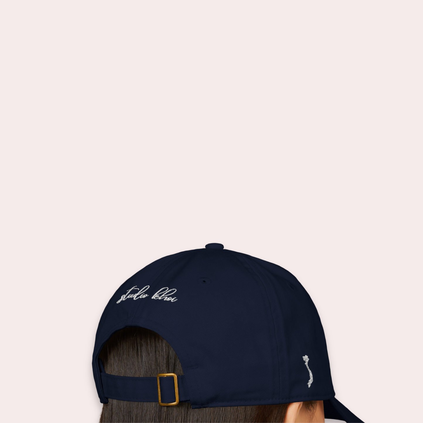 "Hanoi" Embroidered Navy Blue Ba Cap