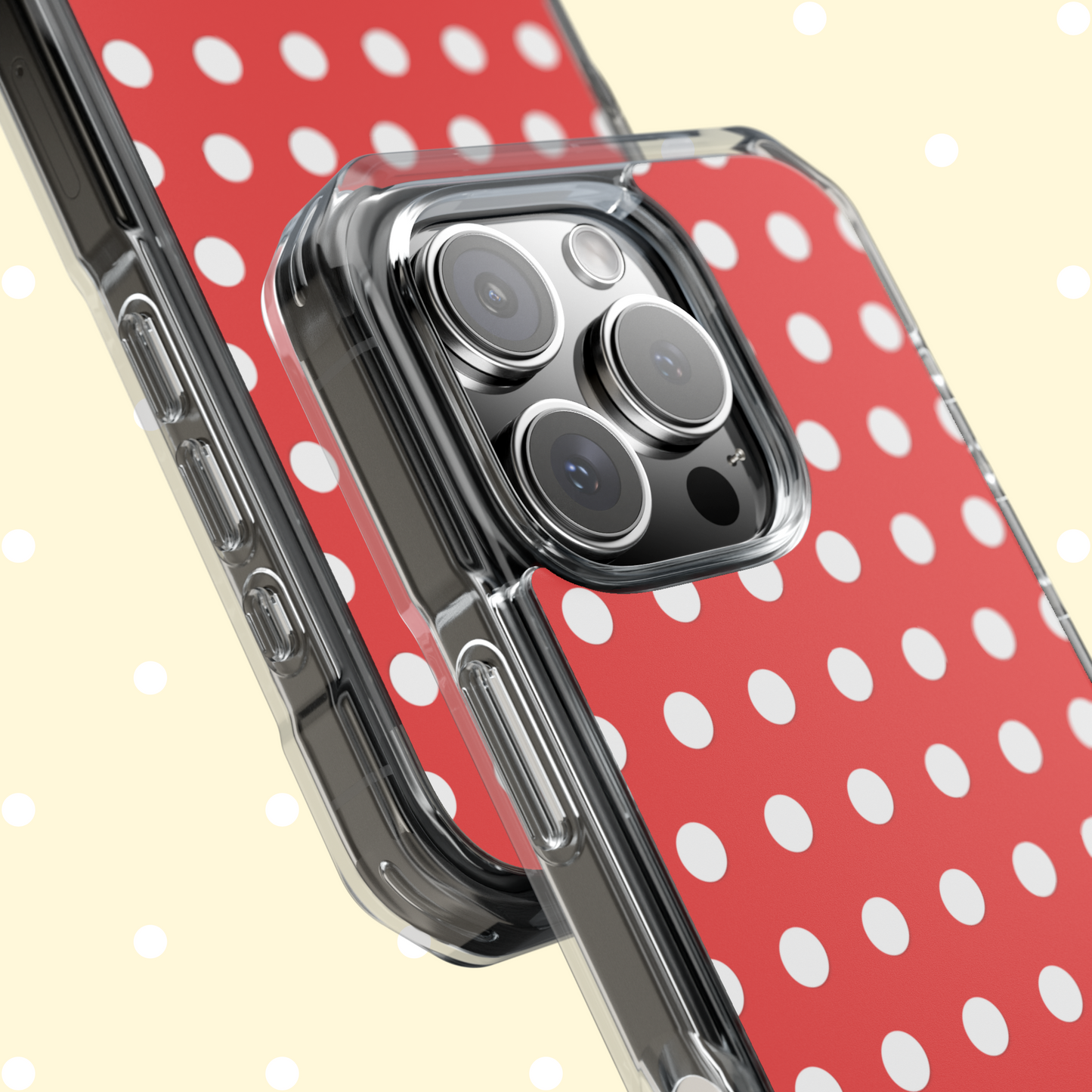 Pajama Series: Strawberry Polka Dotted Phone Case