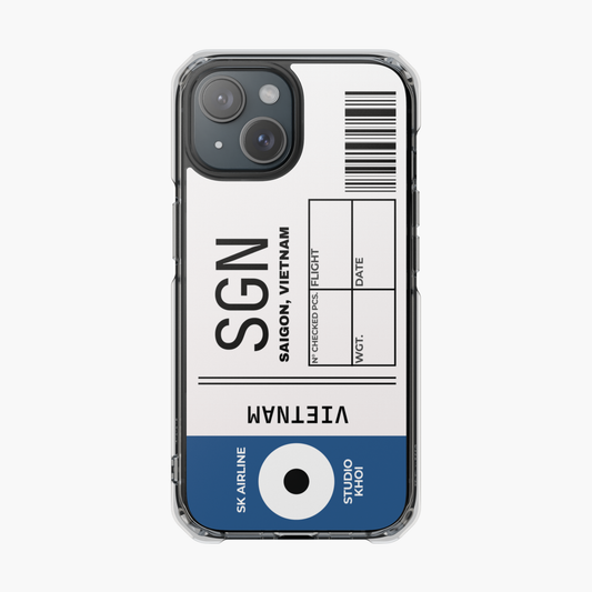 SK Airline Check-In Tag Phone Case
