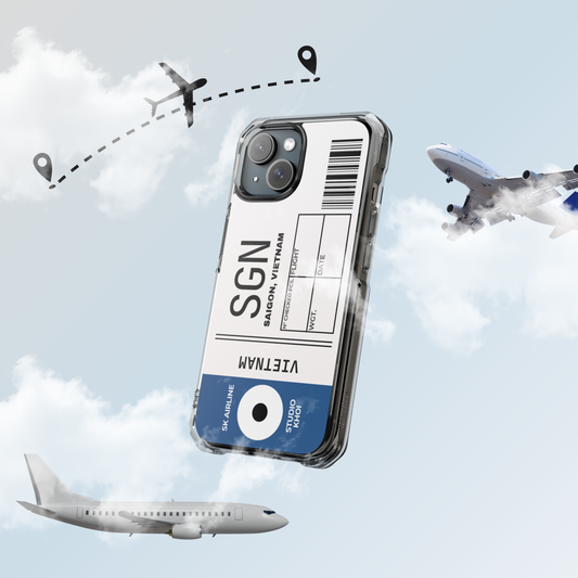 SK Airline Check-In Tag Phone Case