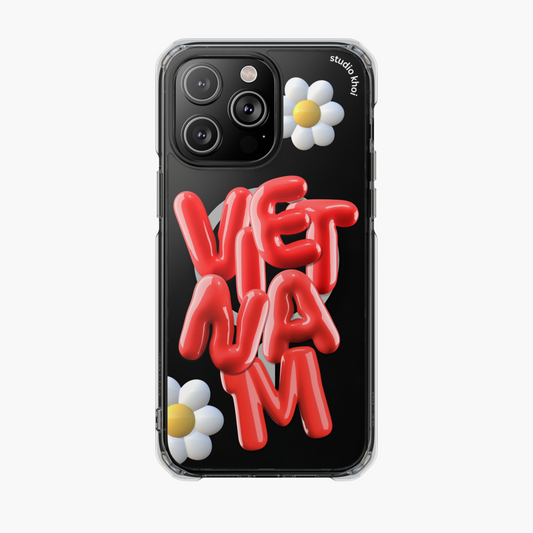 "3D Vietnam" Clear Phone Case