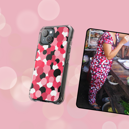 Pajama Series: Polka Dotted Phone Case